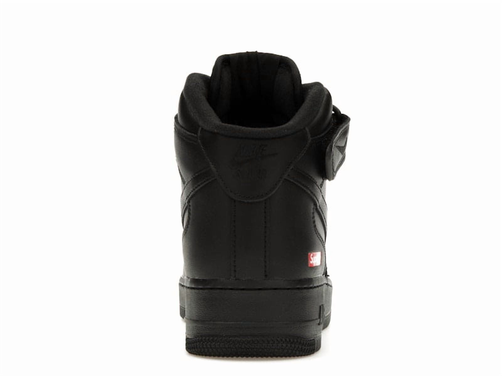 Nike Men's Air Force 1 Mid Supreme Black Basketball Shoes, from StockX