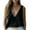 Black, variant on Yubnlvae Linen V-Neck Tank Tops for Women - Summer Casual Sleeveless Blouses (Lace Trim, Pocket Tunic Tops) Black L