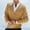 Beige, variant on Men's V Neck Knit Sweater Long Sleeve Pullover Textured Relaxed Fit Shirts Casual Solid Color Soft Tops Yellow L