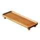 thumbnail image 2 of Soporte de pedestal de madera decorativo, elevador de madera, organizador multifuncional para encimera 28CMX10.5CMX3.5cm, 2 of 9