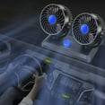 thumbnail image 4 of Car Fan Cooling 5V 12V 24V Car Fan Dual Head Usb Car Fan 2 Speeds Double Fan, 4 of 7