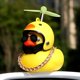 thumbnail image 4 of Disponible Pequeños patos amarillos con cascos pequeños con luz de noche para motos y coches, 4 of 4