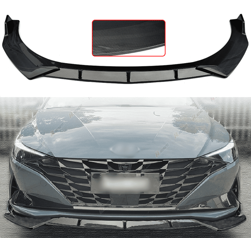 3PCS Set Front Bumper Lip for 2021-2023 Hyundai Elantra 4 Door, Front ...