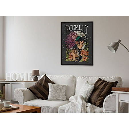 Imperial Mint Tiger Lily Framed Artwork w/ Postage Stamp
