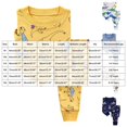 thumbnail image 3 of JUMEYU Boys Pajamas Long Sleeve 2 Piece Set Toddler Sleepwear Assorted Designs (Blue,3-4 Years), 3 of 5