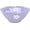 Purple Floret, variant on Ceramic Cute Bowl, Creative Soup Bowls, Cloud Bowl for Kitchen Cereal Oatmeal Salad, Aesthetics Decor ( and White Clouds)