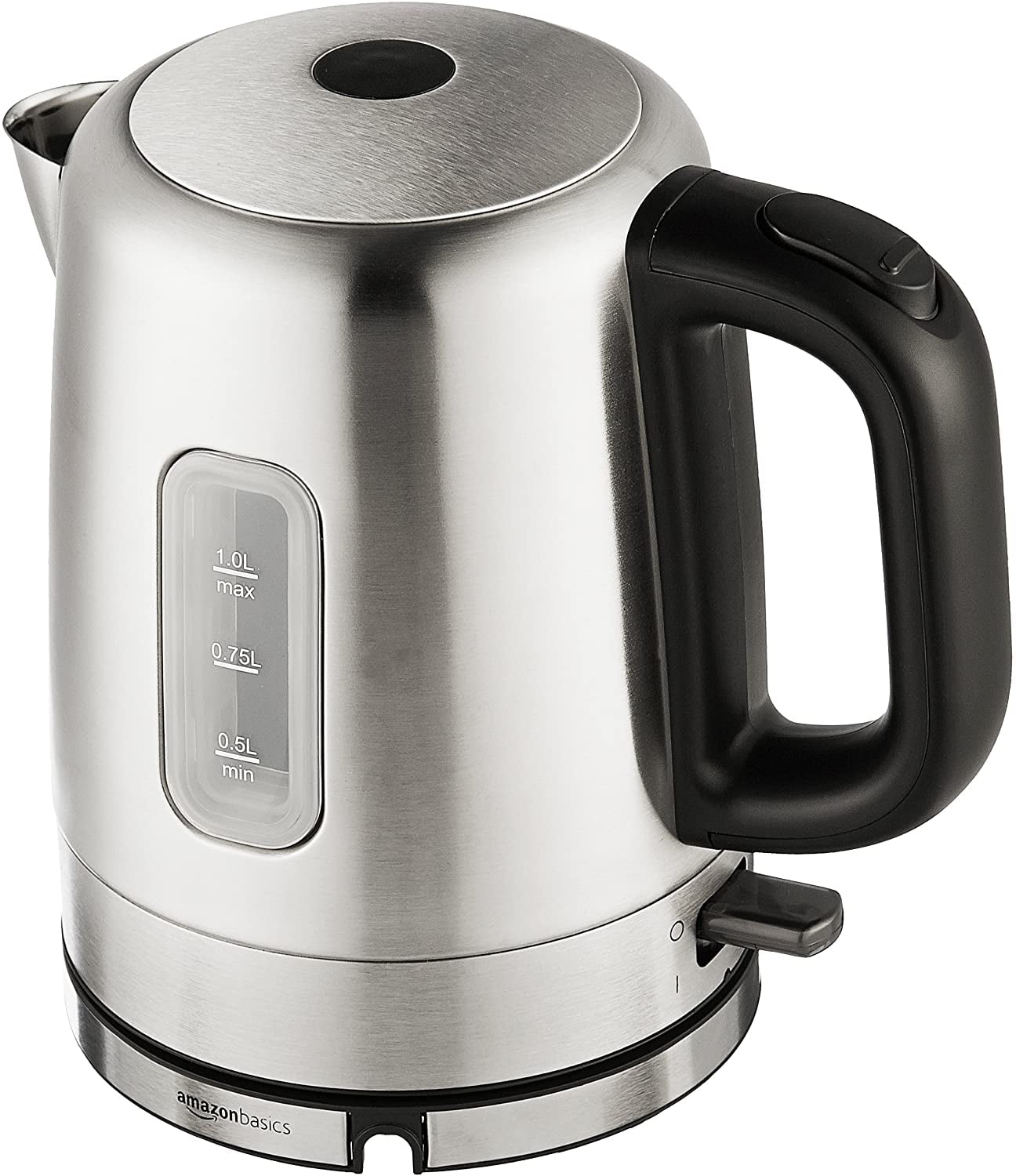 Basics Stainless Steel Portable Electric Hot Water Kettle 1 Liter