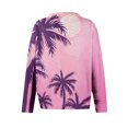 thumbnail image 7 of Women's Sweater Cute Fun Printing Sweater Fall And Winter Long Sleeve Knitted Sweater for Fall Winter Retro Designs,Pink,2XL, 7 of 7