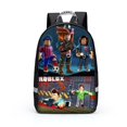 thumbnail image 1 of Mochila de tendencia para estudiantes de primaria para hombres y mujeres, bolso escolar Roblox, bolso de hombro periférico para juegos, bolso escolar con cremallera de dibujos animados, 1 of 4