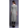 thumbnail image 5 of Bimba Long Straight Dresses For Women Printed 3/4 Sleeve Indian Clothing, 5 of 6