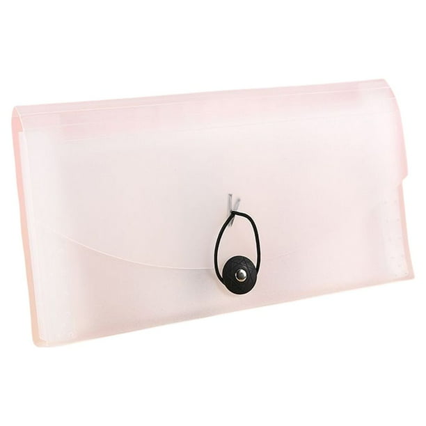 Carpeta de archivos Injueey organizadora de documentos transparente