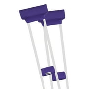 Crutcheze Original Underarm Crutch Pads & Hand Grip Covers – Premium, Sweat-Resistant, Washable Comfort Set – Fits Adult & Youth Crutches – Purple