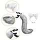 thumbnail image 3 of Cola de pelo sintético y orejas de clip para accesorios de disfraces de fiesta de Halloween, para disfraces de fiesta de adultos MFZFUKR BST3040375-2, 3 of 5