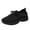 Black, variant on ZTTD Mesh FlatBottom Casual Breathable Wedges Shoes Fashion Women's Sneakers Women's Casual Shoes