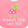 thumbnail image 4 of Inktastic Grandma Little Love Bug Grandchild Girls Baby Bib, 4 of 4