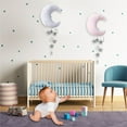 thumbnail image 3 of Yesbay Wall Backdrop Children Room Hanging Moon Stars Stuffed Decor for Baby Bedroom,Wall Hanging Decoration, 3 of 8