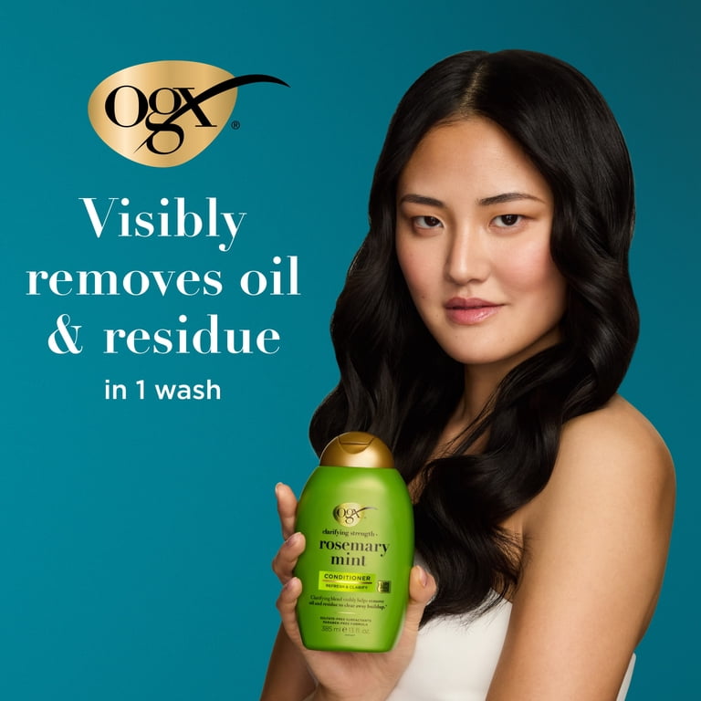 4 pack) OGX Clarifying Strength and Rosemary Mint Hair Conditioner