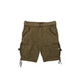 thumbnail image 6 of X RAY Men's Bermuda Cargo Shorts Camo and Solid Colors 12.5" Inseam Knee Length Classic Fit Multi Pocket, New Khaki, 6 of 9