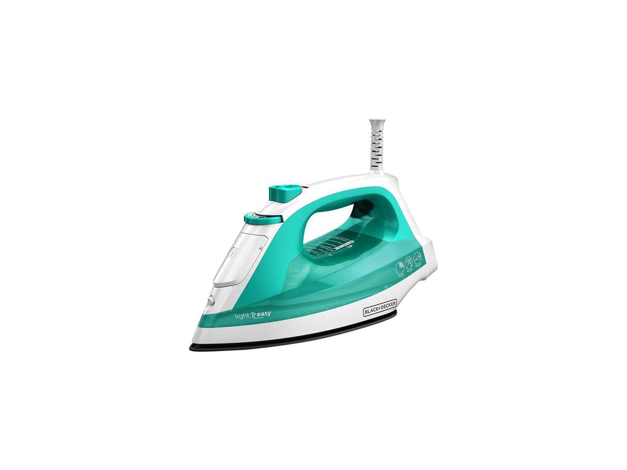 BLACK+DECKER Light 'N Easy Compact Steam Iron Teal
