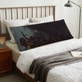 thumbnail image 4 of Fotbe Cool Skull Western Cowboy Funda para Almohada Corporal con Diseño, Funda de Microfibra Ultrasuave de 20x54 Pulgadas, Ropa de Cama Elegante, 4 of 7