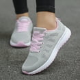 thumbnail image 3 of TOWED22 Women Sneakers Lightweight Cushion Gym Fashion Shoes Breathable Walking Running Athletic Sport Sneakers for Women(Grey,6.5), 3 of 5