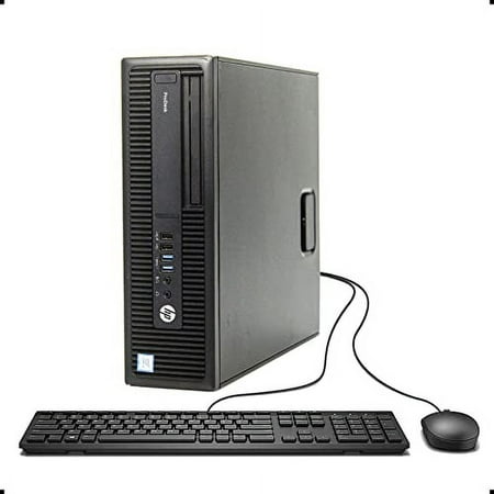 HP ProDesk 600 G2 Small Form Factor PC, Intel Core Quad i5 6500 up to 3.6 GHz, 16GB DDR4, 128GB SSD + 2T HDD, WiFi, BT 4.0, VGA, DP, Win 10 Pro 64-Multi-Language Support En/Sp/Fr(used)