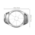 thumbnail image 2 of PAMINGONO Apple Slicer and Corer Stainless Steel Kitchen Tool Silver 1Pcs, 2 of 7