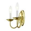 thumbnail image 6 of Livex Lighting Wall Sconce in Polished Brass, 6 of 9