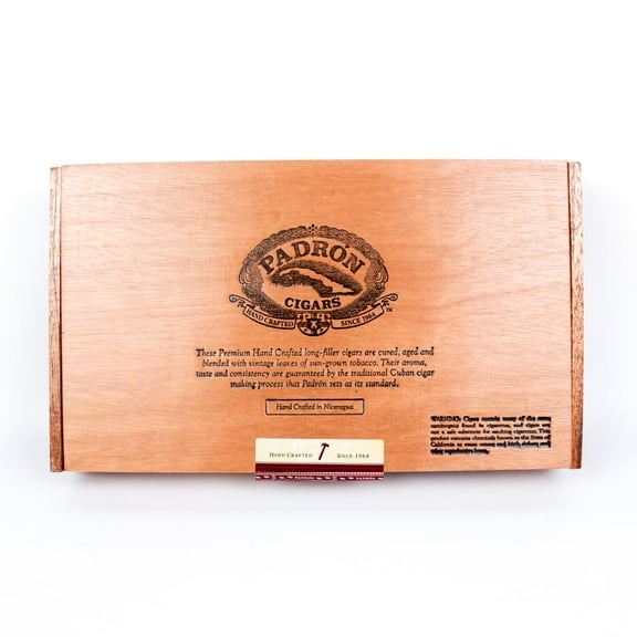 Padron 3000 Empty Wood Cigar Box 10.5" x 6" x 1.75