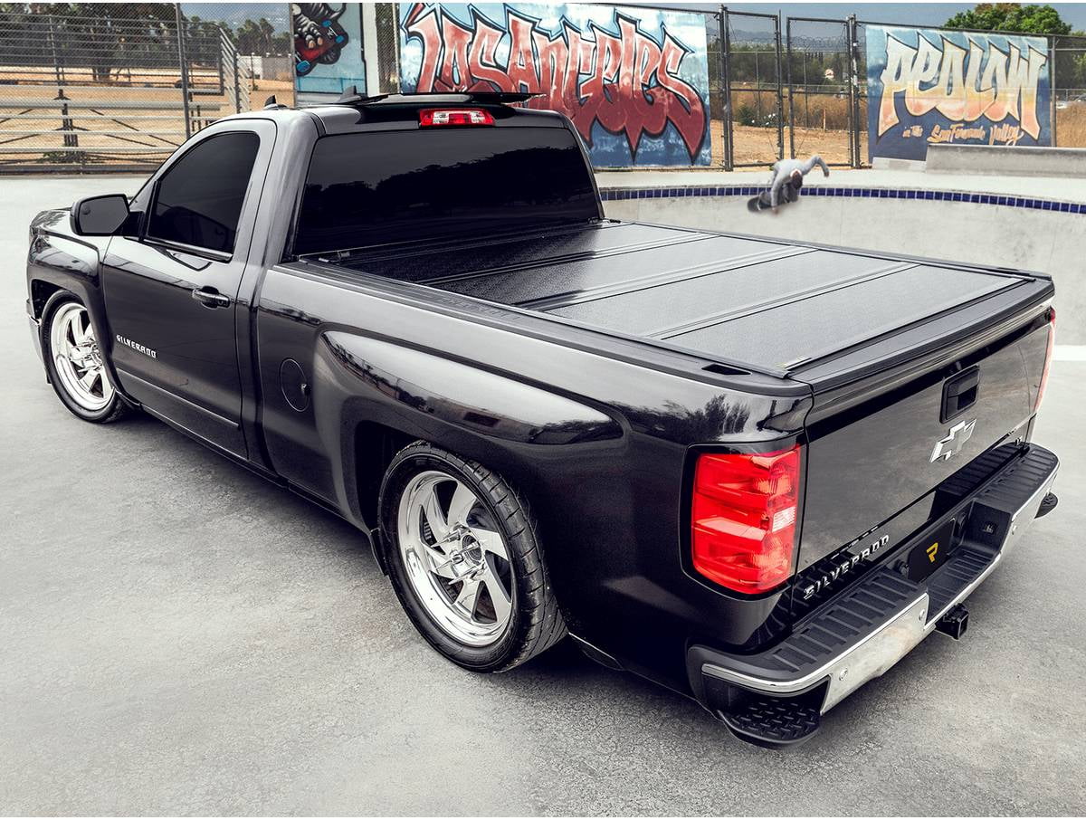 BAKFlip 226102 G2 Hard Folding Tonneau Cover Fits Select 1988-2000 C/K 1500, 2500, 3500, 99-14 Silverado/Sierra 1500-3500 8' Bed