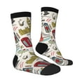 thumbnail image 2 of Goofa London Landmark1 Printed Men's Crew Socks, Soft Durable Breathable Moisture-Wicking with Odor Control Cotton socks, 2 of 9