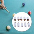 thumbnail image 1 of 10Pcs Pool Cue Tips and Ferrules, Billiard Cue Head Repair Professional Billiard Cue Stick Ferrules, Quality Materials 13mm, 1 of 5