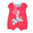 thumbnail image 3 of Disney Baby Girls' Ariel The Little Mermaid 3 Pack Rompers, 3 of 8