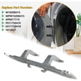 thumbnail image 3 of Bisagra de puerta de lavadora y secadora W10208415 compatible con reemplazo de lavadora y secadora de carga frontal Whirlpool/Amana/Maytag/Crosley, 3 of 5