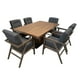 thumbnail image 1 of Comedor Paris 6 Sillas, Lino Oxford, Chapa De Parota, 160x100 cm, 1 of 9