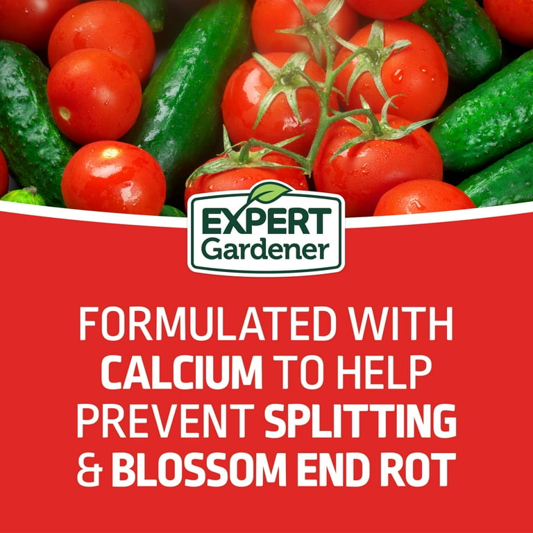 Expert Gardener Tomato & Vegetable Garden Plant Food Fertilizer, 12-10-5  Fertilizer, 8 lb.