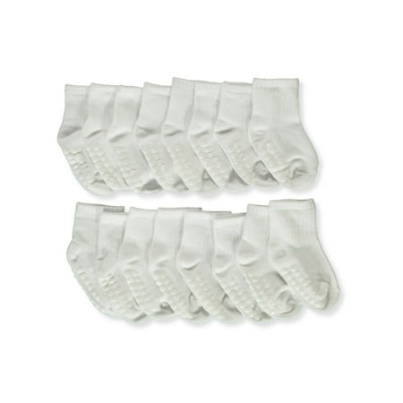 

Asha Baby Unisex 8-Pack Grippy Socks - white/multi 0 - 9 months