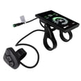 thumbnail image 4 of Electric Bike Display, Electric Bike Display Monitor IP65 Waterproof LCD 3.5in High Definition Silicone  For 22.2mm Handlebars, 4 of 8