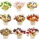 thumbnail image 2 of Pinchos de bambú desechables para decoración de fiestas de Año Nuevo, palillo de dientes de piezas, para Navidad, amor, corazón, ensalada, palitos para vegetales, 100, 2 of 4