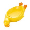 thumbnail image 1 of Jabonera, bonita jabonera con forma de pato y desagüe, jabonera con drenaje automático, bandeja para jabón para ducha o baño, color amarillo, 1 of 6