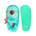 thumbnail image 4 of Zapatillas Disney Moana Princess Plush Fuzzy para niñas, color aguamarina 11/12, 4 of 5