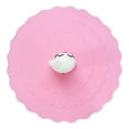thumbnail image 5 of Set Of 4 Pink Maneki Neko Cat Reusable Silicone Coffee Tea Mug Cup Cover Lids, 5 of 5