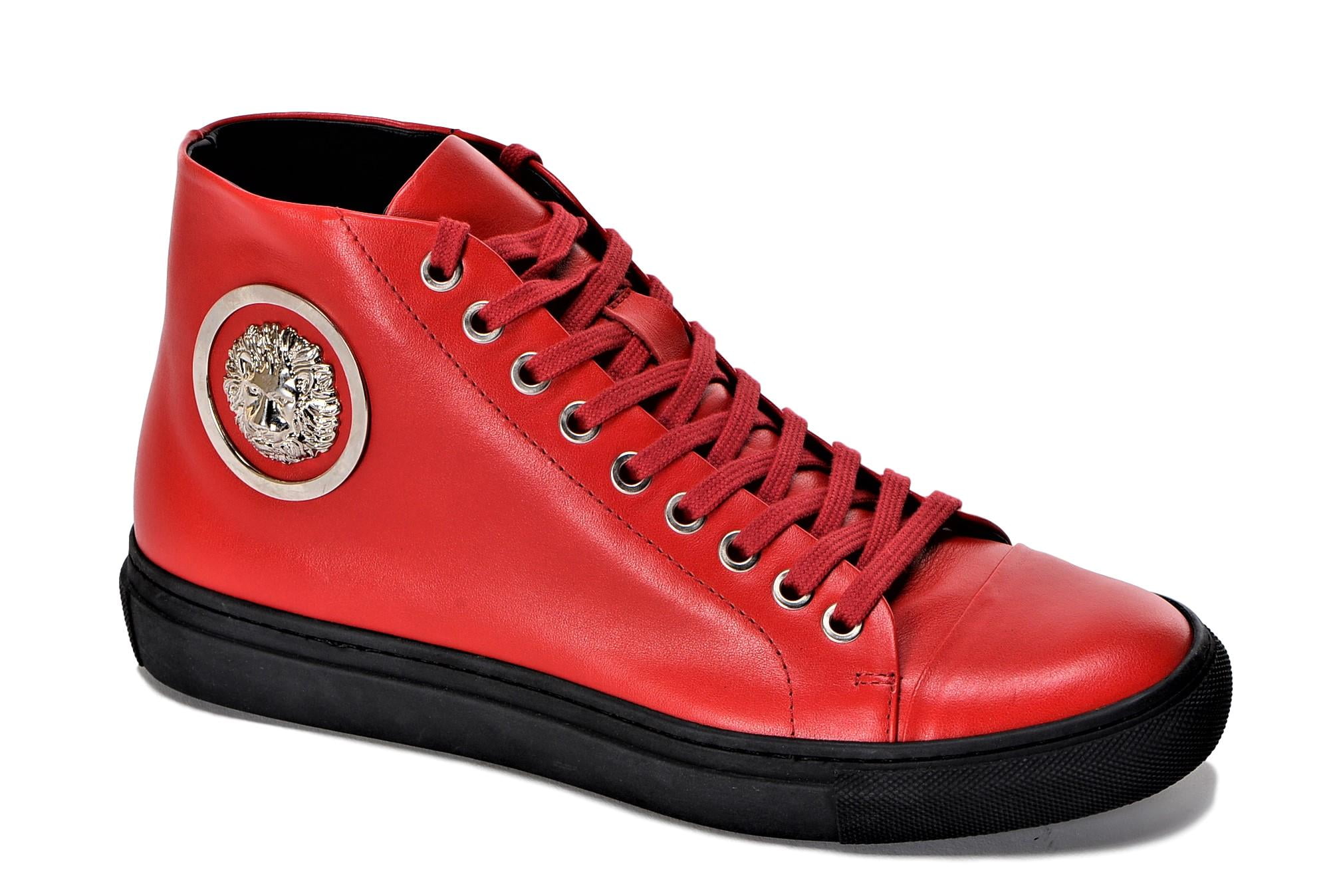red versace high top sneakers