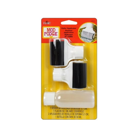 Plaid Mod Podge Roller Applicator Tops w/2oz Btl