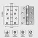 thumbnail image 3 of Stainless Steel Door Hinge, 2 Pcs 304 Stainless Steel Piano Hinge Material, 3 of 5