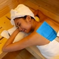 thumbnail image 2 of Sauna Towel Coarse Green Flat Mouth Coarse Sand Sauna Towel Bath Towel Towel Racks for Bathroom over Toilet Towel Rack Decorative Towels for Bathroom Bathroom Storage Containers Paper Towel Holder for, 2 of 5
