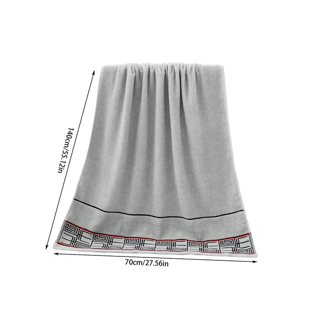 Yhmxh Toallas de algodón grandes de 28 x 55 pulgadas. Toallas de baño grandes, súper absorbentes, compactas, de secado rápido y ligeras. Ideales para el gimnasio y viajes. Toallas de mano.