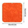 thumbnail image 3 of Dog Cat Slow Feeding Licking Mat Silicone Pet Lick Pad With 40+ Powerful Suction Cups Food-Grade Safe Material For Puppies Kittens S, Slow Mealtime & Digestion Support Unique, 3 of 5