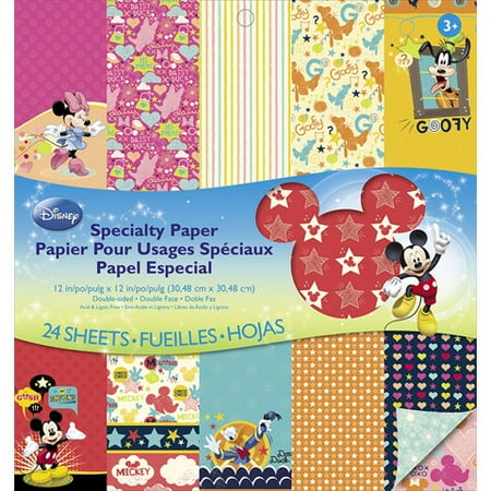 - Paper Pad Mickey Mouse 12X12