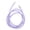 Light Purple, variant on Glitter Drawstring Cord White Mesh Shiny Sequin Round String for Hoodie Clothing Shoe Sweatpants 54.3 inches / 138 cm Light Purple Sequin